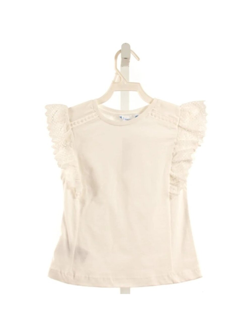MAYORAL WHITE SLEEVELESS SHIRT